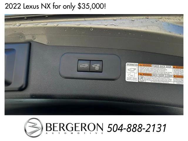 used 2022 Lexus NX 250 car, priced at $35,000