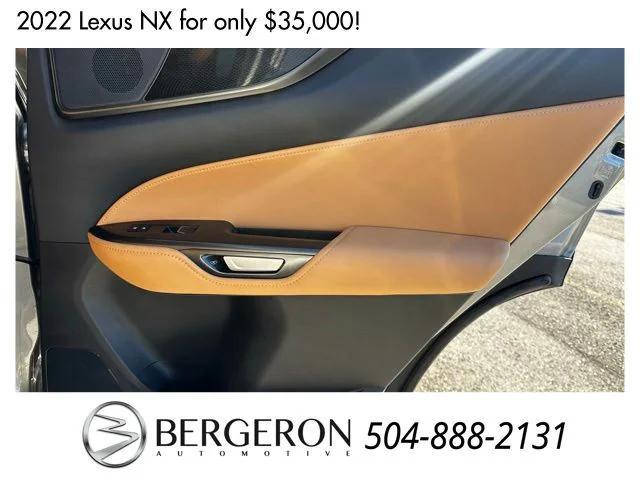 used 2022 Lexus NX 250 car, priced at $35,000