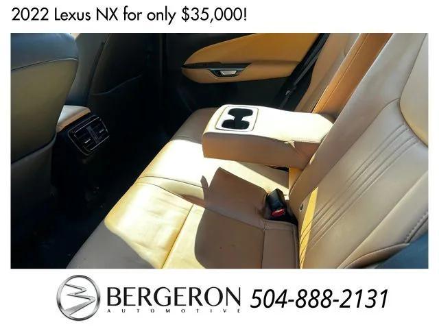 used 2022 Lexus NX 250 car, priced at $35,000