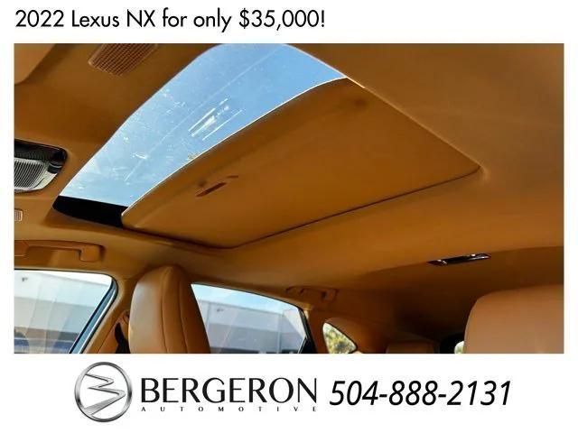 used 2022 Lexus NX 250 car, priced at $35,000