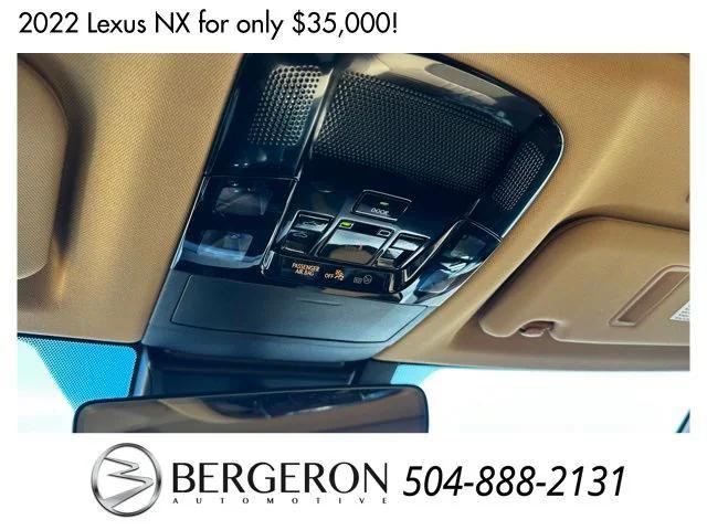 used 2022 Lexus NX 250 car, priced at $35,000