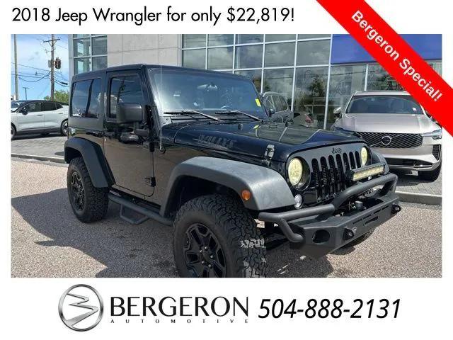 used 2018 Jeep Wrangler JK car, priced at $22,819