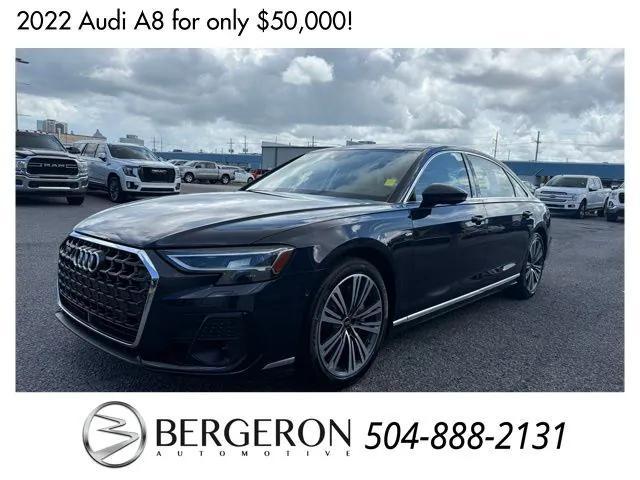 used 2022 Audi A8 car, priced at $50,000