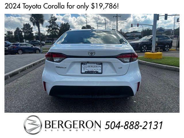 used 2024 Toyota Corolla car, priced at $19,786