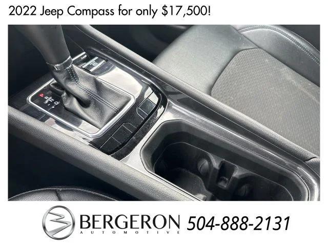 used 2022 Jeep Compass car, priced at $17,500