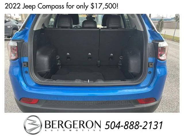 used 2022 Jeep Compass car, priced at $17,500