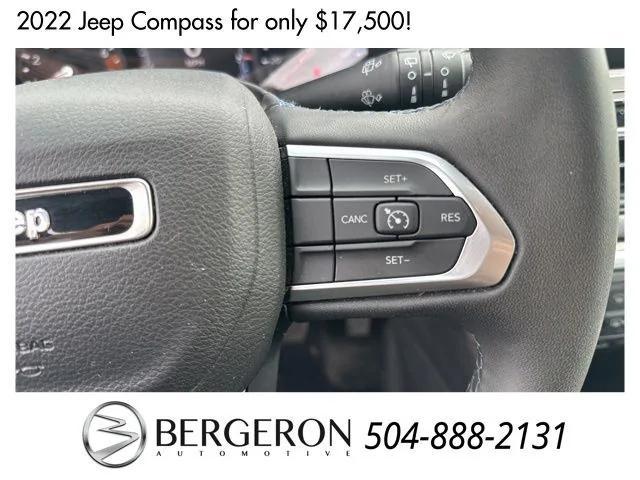 used 2022 Jeep Compass car, priced at $17,500