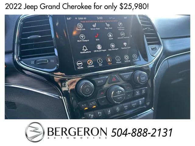 used 2022 Jeep Grand Cherokee car, priced at $25,980