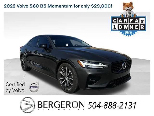 used 2022 Volvo S60 car, priced at $29,000