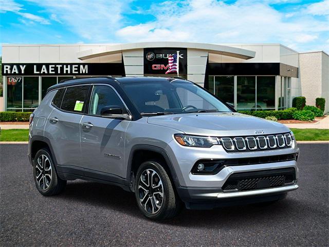 used 2022 Jeep Compass car, priced at $23,070