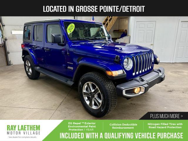 used 2020 Jeep Wrangler Unlimited car, priced at $24,608