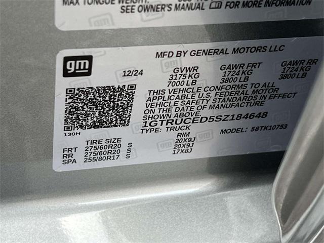 new 2025 GMC Sierra 1500 car, priced at $59,080