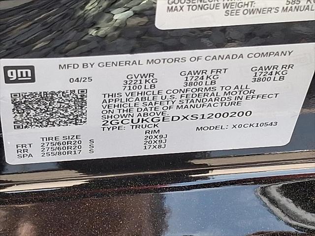 new 2025 Chevrolet Silverado 1500 car, priced at $68,080