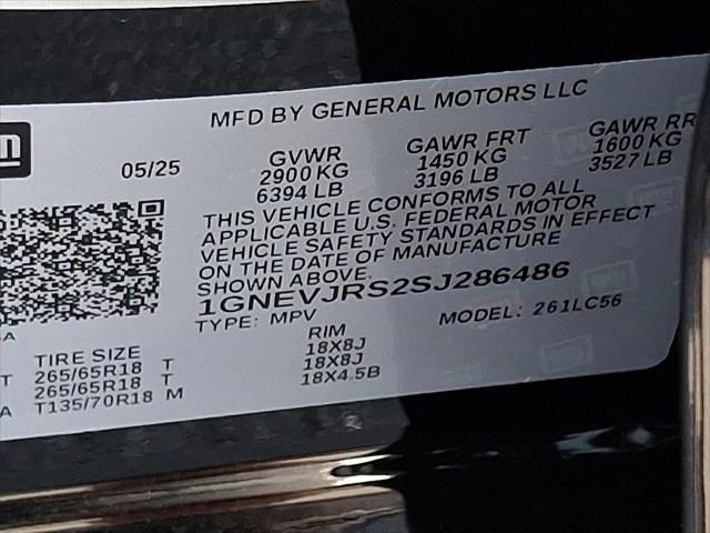 new 2025 Chevrolet Traverse car, priced at $49,295