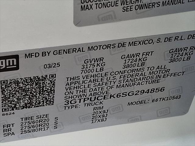 new 2025 GMC Sierra 1500 car, priced at $57,045