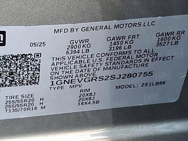 new 2025 Chevrolet Traverse car, priced at $47,980