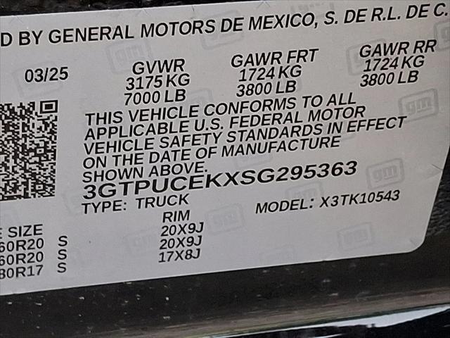 new 2025 GMC Sierra 1500 car, priced at $57,540
