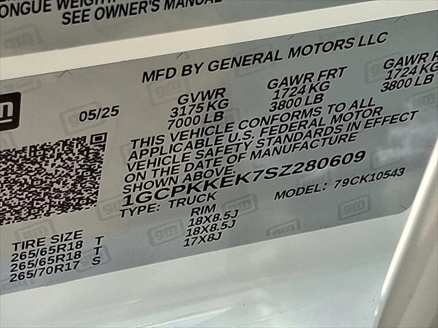 new 2025 Chevrolet Silverado 1500 car, priced at $54,795