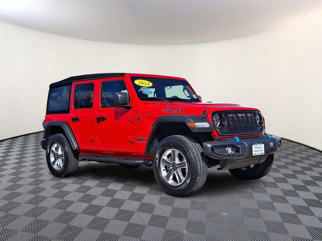 used 2024 Jeep Wrangler 4xe car, priced at $34,385