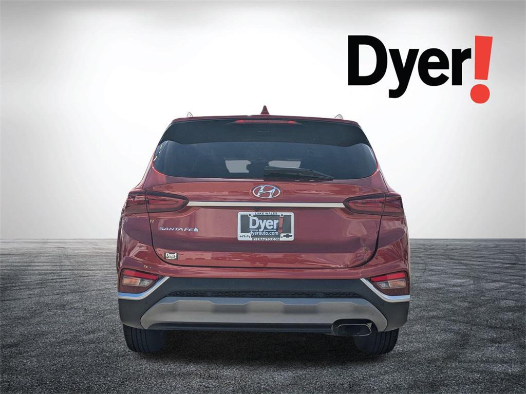 used 2020 Hyundai Santa Fe car, priced at $19,899