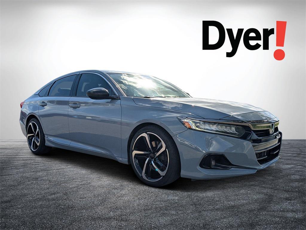 used 2021 Honda Accord car, priced at $18,602