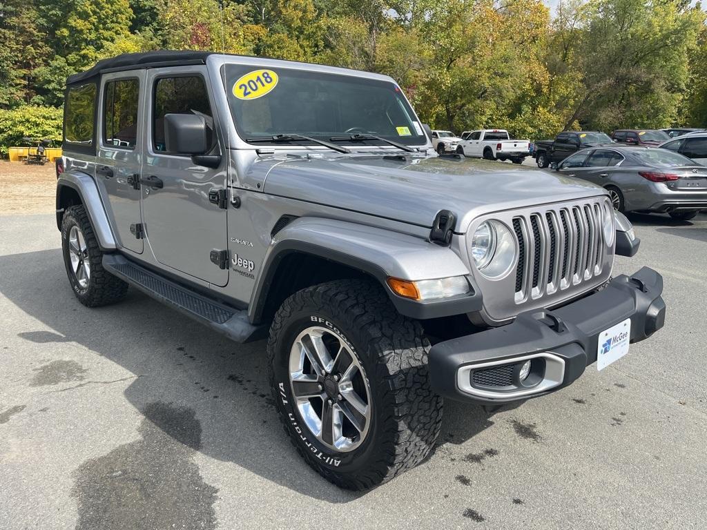 used 2018 Jeep Wrangler Unlimited car, priced at $24,726