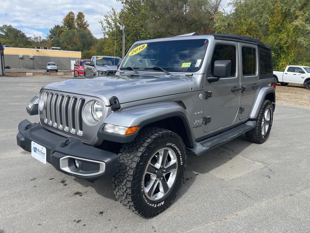 used 2018 Jeep Wrangler Unlimited car, priced at $24,726