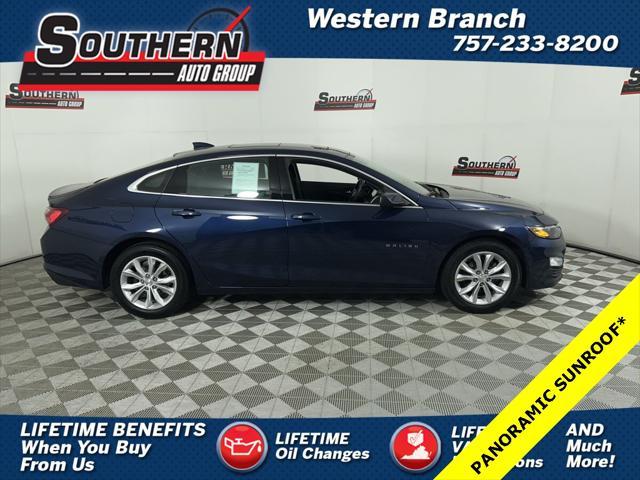 used 2022 Chevrolet Malibu car, priced at $16,984