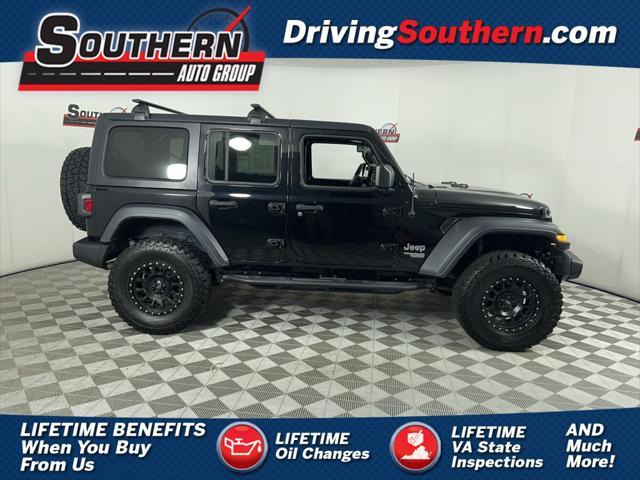 used 2020 Jeep Wrangler Unlimited car, priced at $27,623