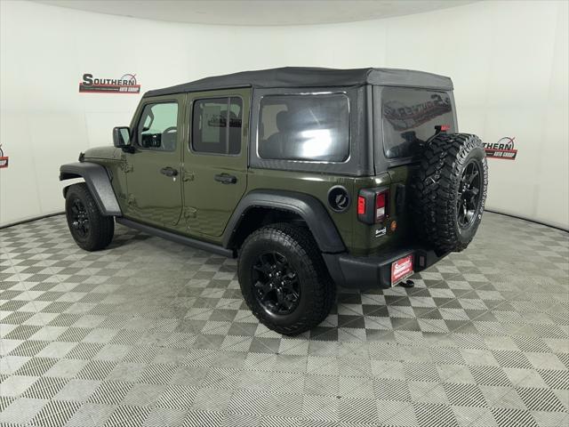 used 2023 Jeep Wrangler car, priced at $29,636
