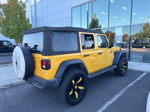 used 2019 Jeep Wrangler Unlimited car, priced at $26,888