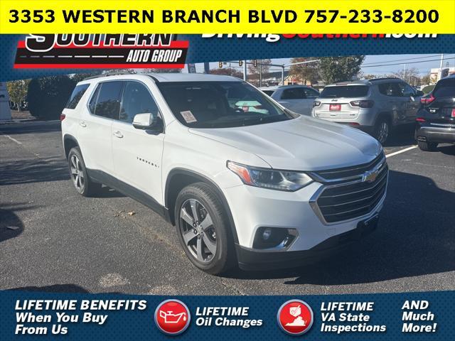 used 2021 Chevrolet Traverse car, priced at $23,798