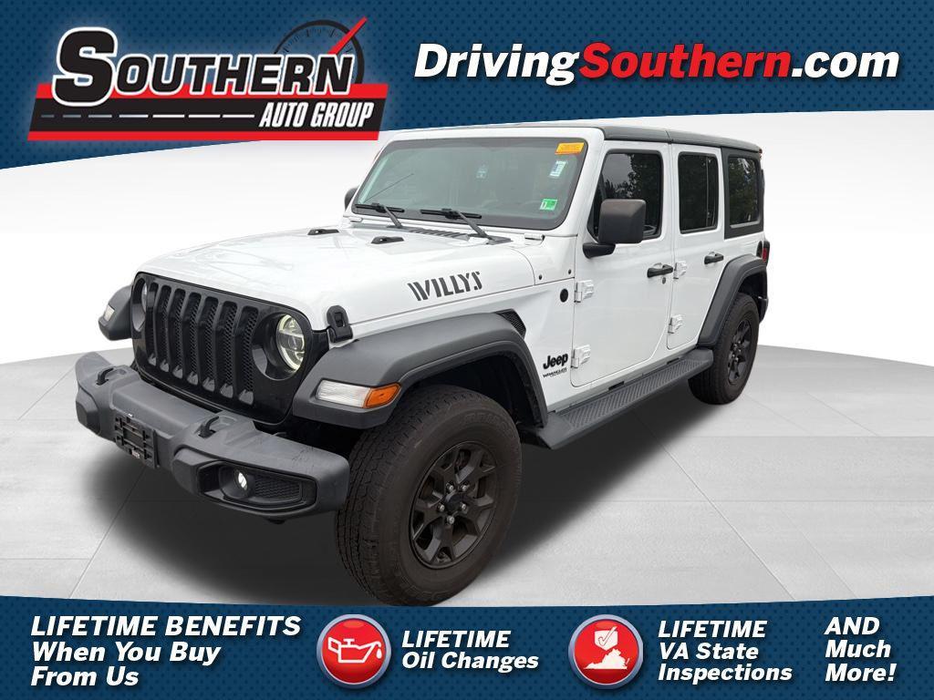 used 2021 Jeep Wrangler car, priced at $28,998