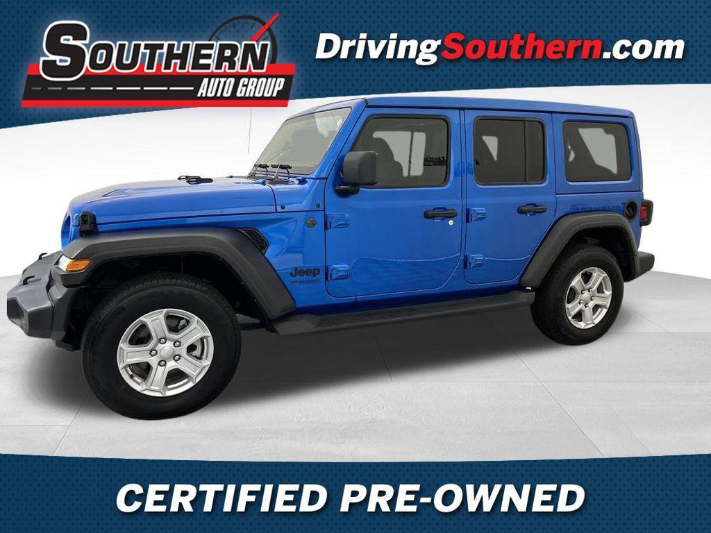 used 2022 Jeep Wrangler Unlimited car, priced at $33,815