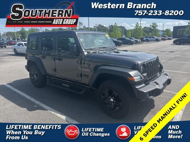 used 2022 Jeep Wrangler Unlimited car, priced at $29,342