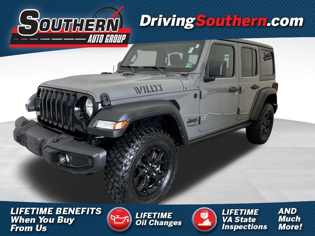 used 2022 Jeep Wrangler Unlimited car, priced at $28,497