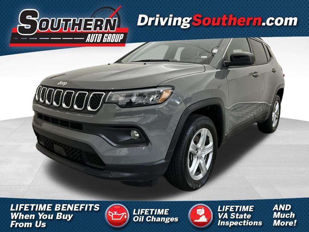 used 2024 Jeep Compass car, priced at $18,994