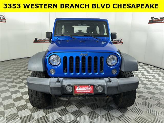 used 2016 Jeep Wrangler Unlimited car, priced at $20,835