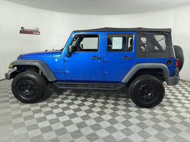 used 2016 Jeep Wrangler Unlimited car, priced at $20,835