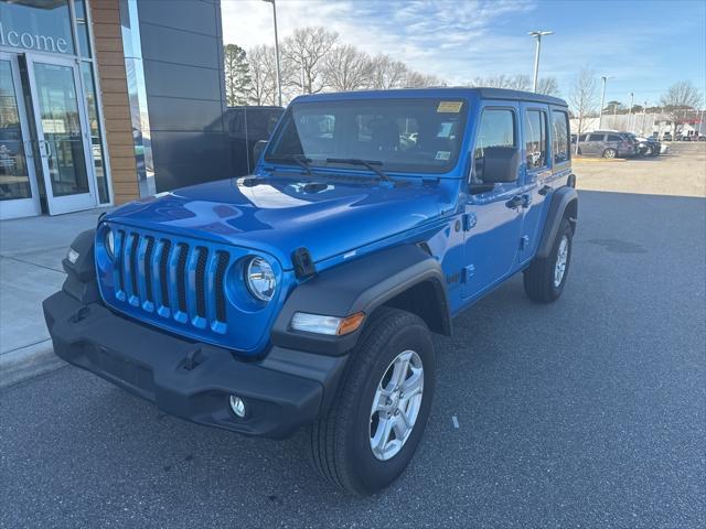 used 2022 Jeep Wrangler Unlimited car, priced at $31,400