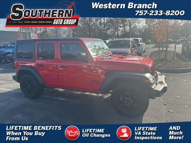 used 2021 Jeep Wrangler Unlimited car, priced at $27,999