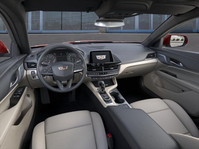 new 2025 Cadillac CT4 car, priced at $49,665