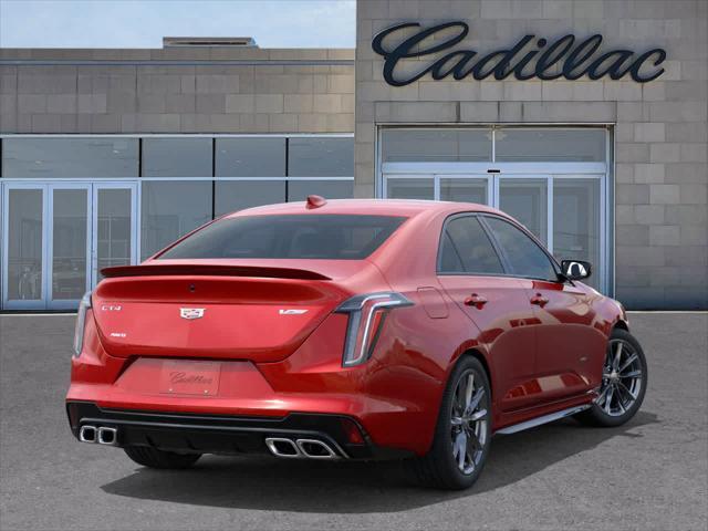 new 2025 Cadillac CT4-V car, priced at $59,015