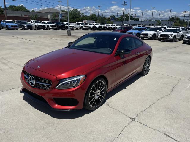 used 2018 Mercedes-Benz C-Class car, priced at $23,990