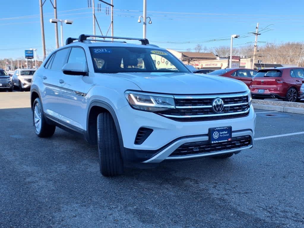 used 2021 Volkswagen Atlas Cross Sport car, priced at $26,988