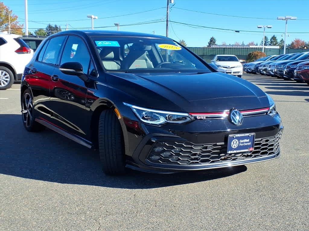 used 2024 Volkswagen Golf GTI car, priced at $35,994