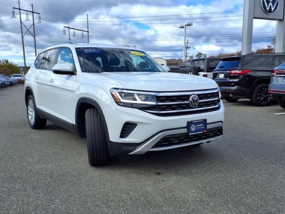 used 2021 Volkswagen Atlas car, priced at $26,996