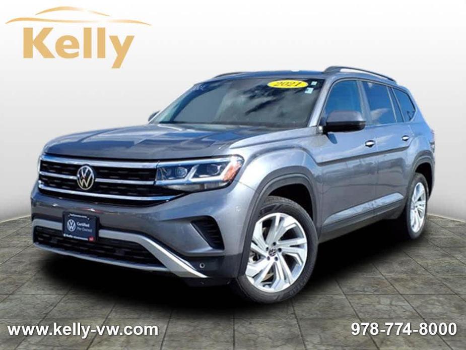 used 2021 Volkswagen Atlas car, priced at $31,686