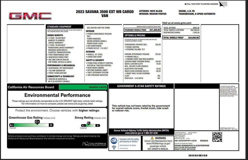 used 2023 GMC Savana 3500 car, priced at $27,995