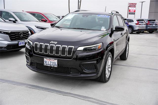 used 2021 Jeep Cherokee car, priced at $20,952